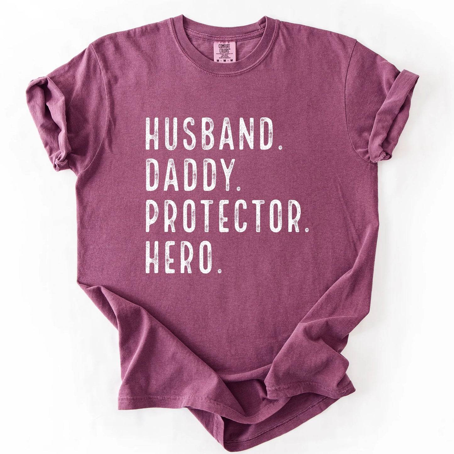 Husband Daddy Protector Hero T-Shirt