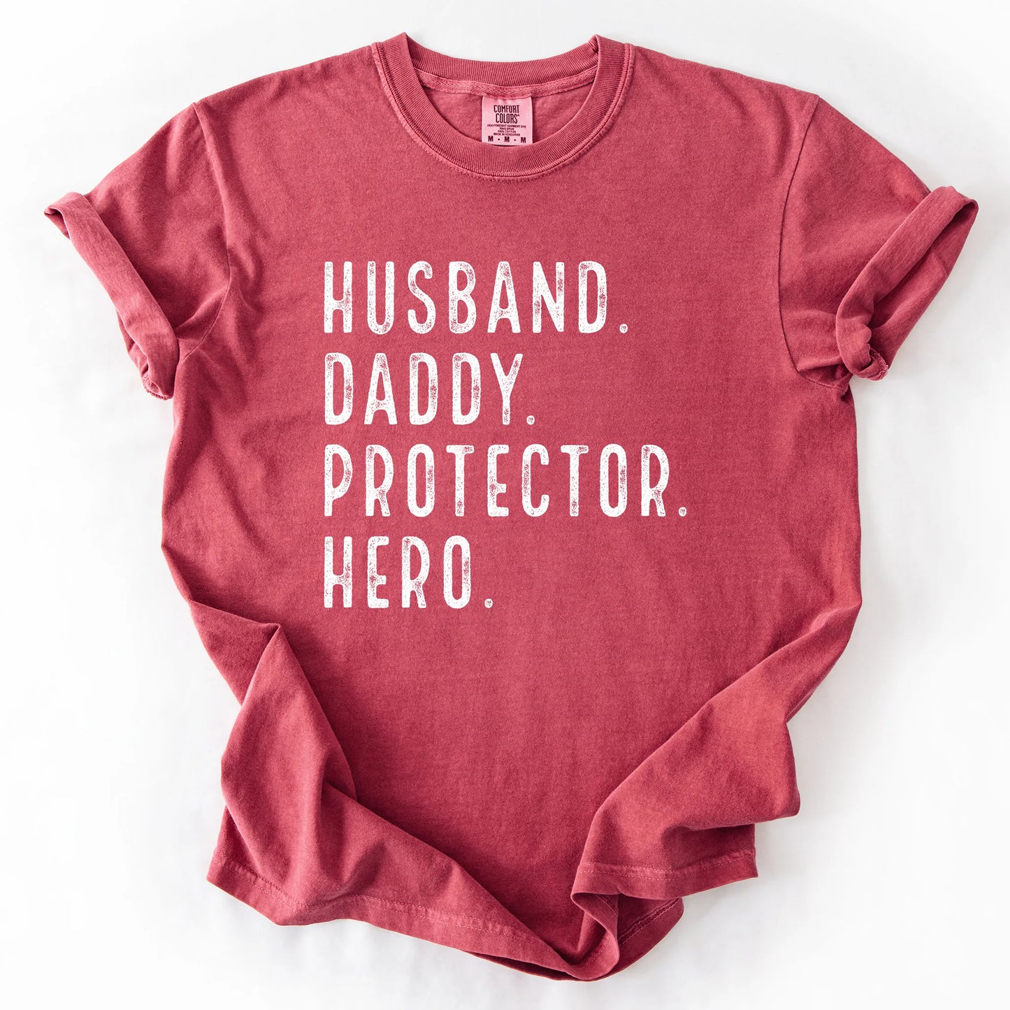 Husband Daddy Protector Hero T-Shirt