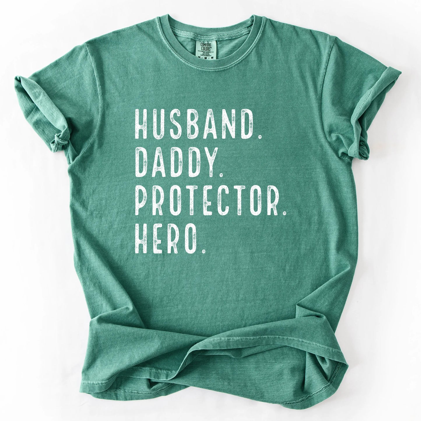 Husband Daddy Protector Hero T-Shirt