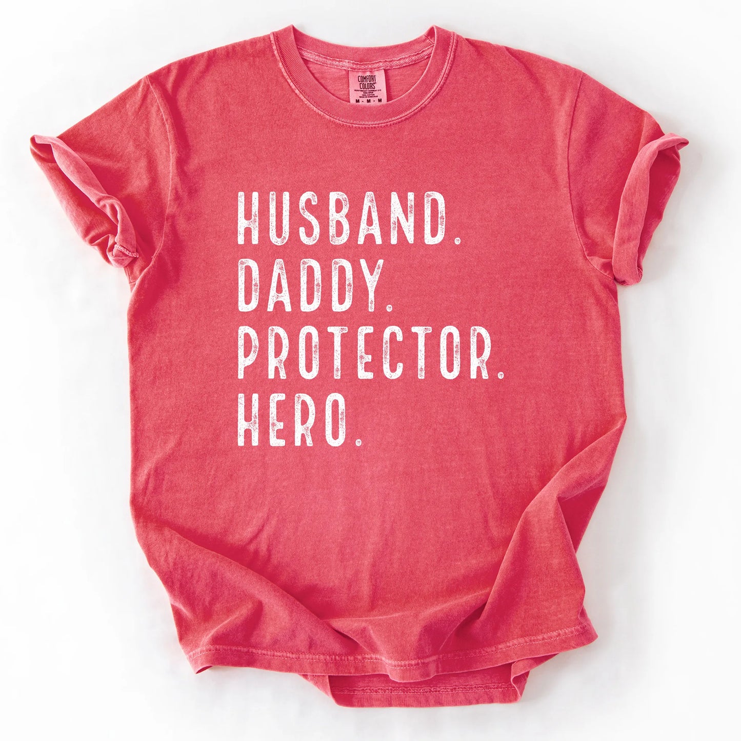 Husband Daddy Protector Hero T-Shirt