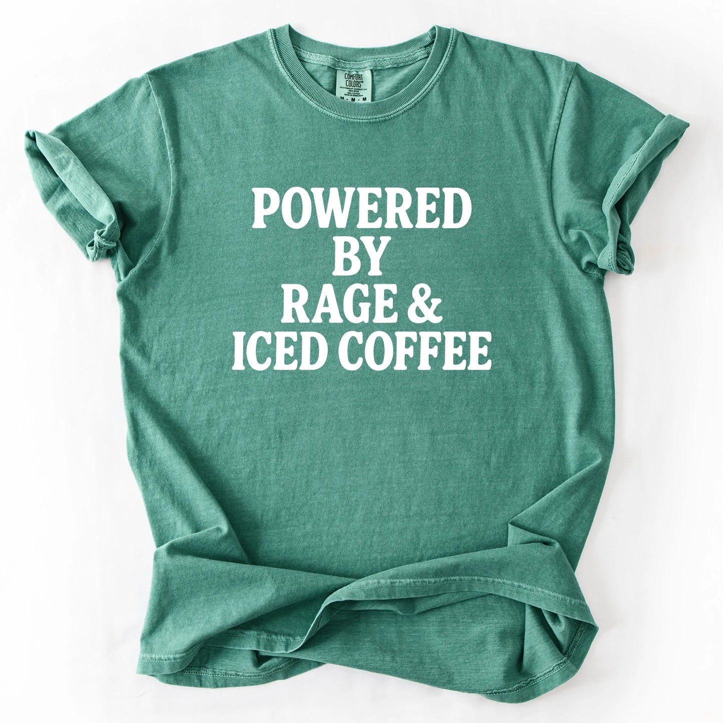 Powered By Rage & Iced Coffee T-Shirt