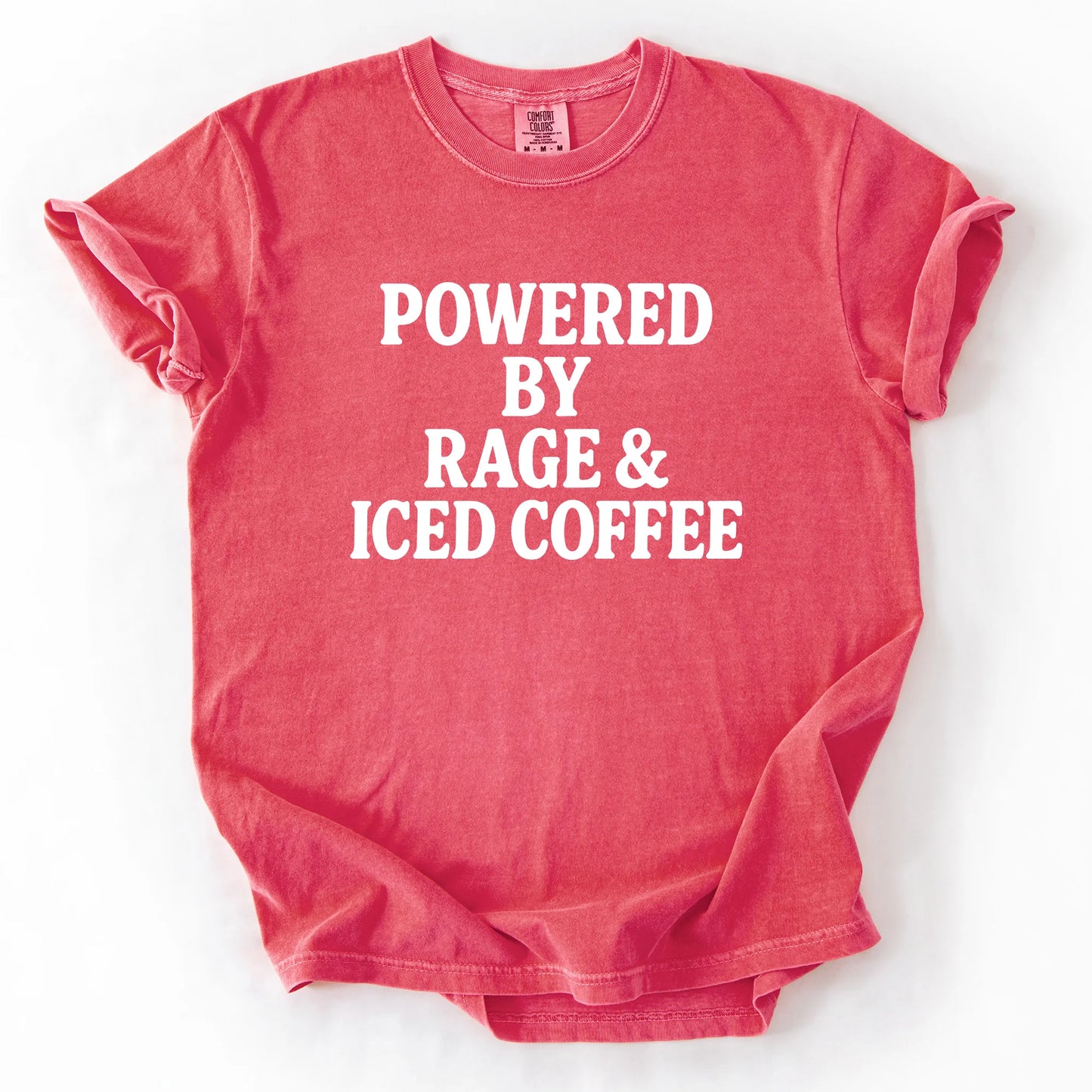 Powered By Rage & Iced Coffee T-Shirt