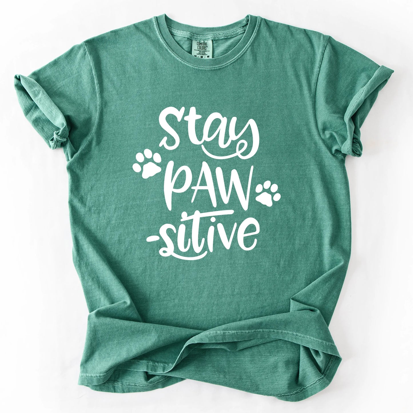 Stay Pawsitive T-Shirt