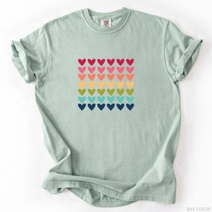 Rainbow Hearts T-Shirt