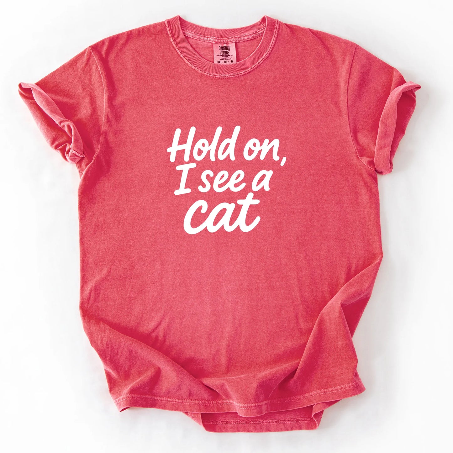 Hold On I See A Cat T-Shirt