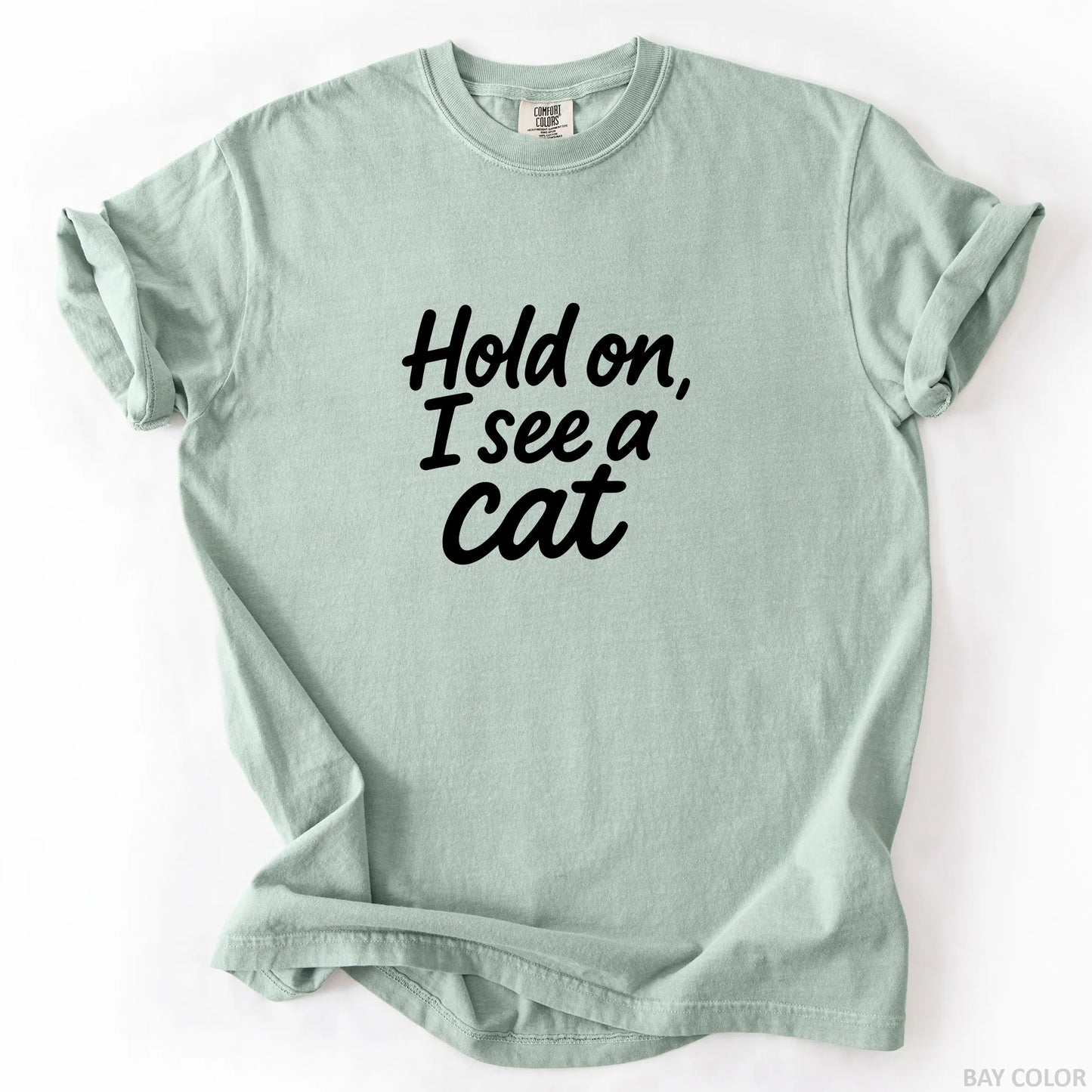 Hold On I See A Cat T-Shirt