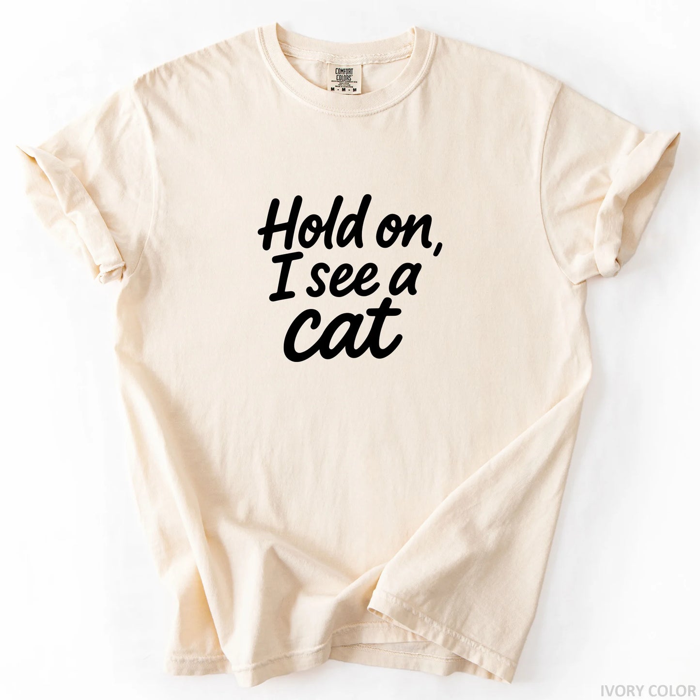 Hold On I See A Cat T-Shirt