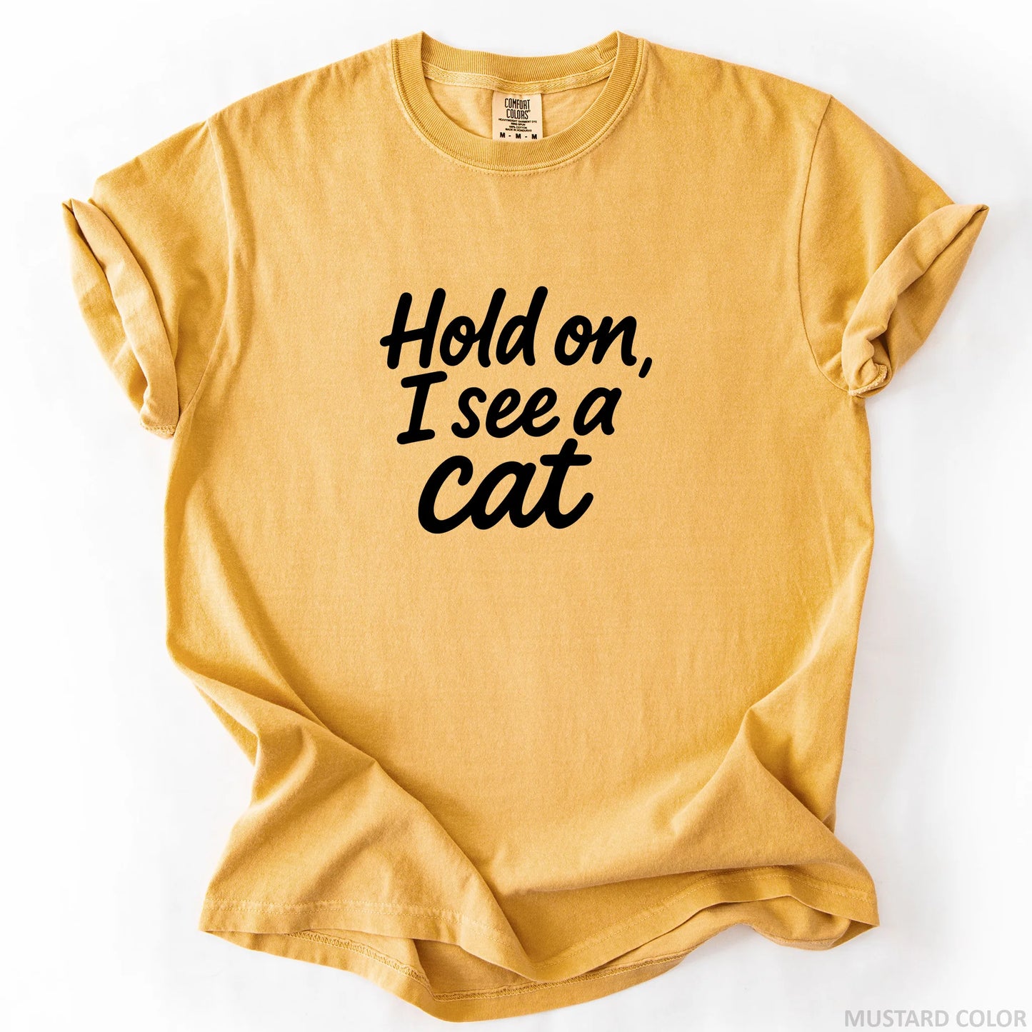 Hold On I See A Cat T-Shirt