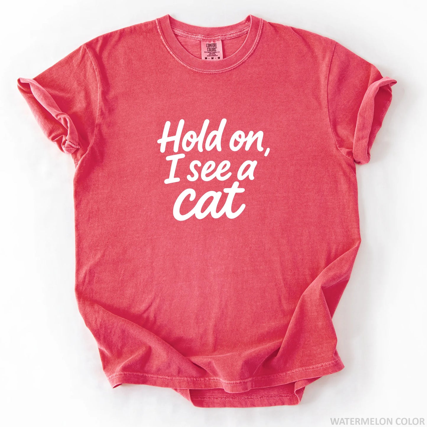 Hold On I See A Cat T-Shirt