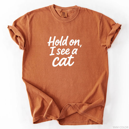 Hold On I See A Cat T-Shirt