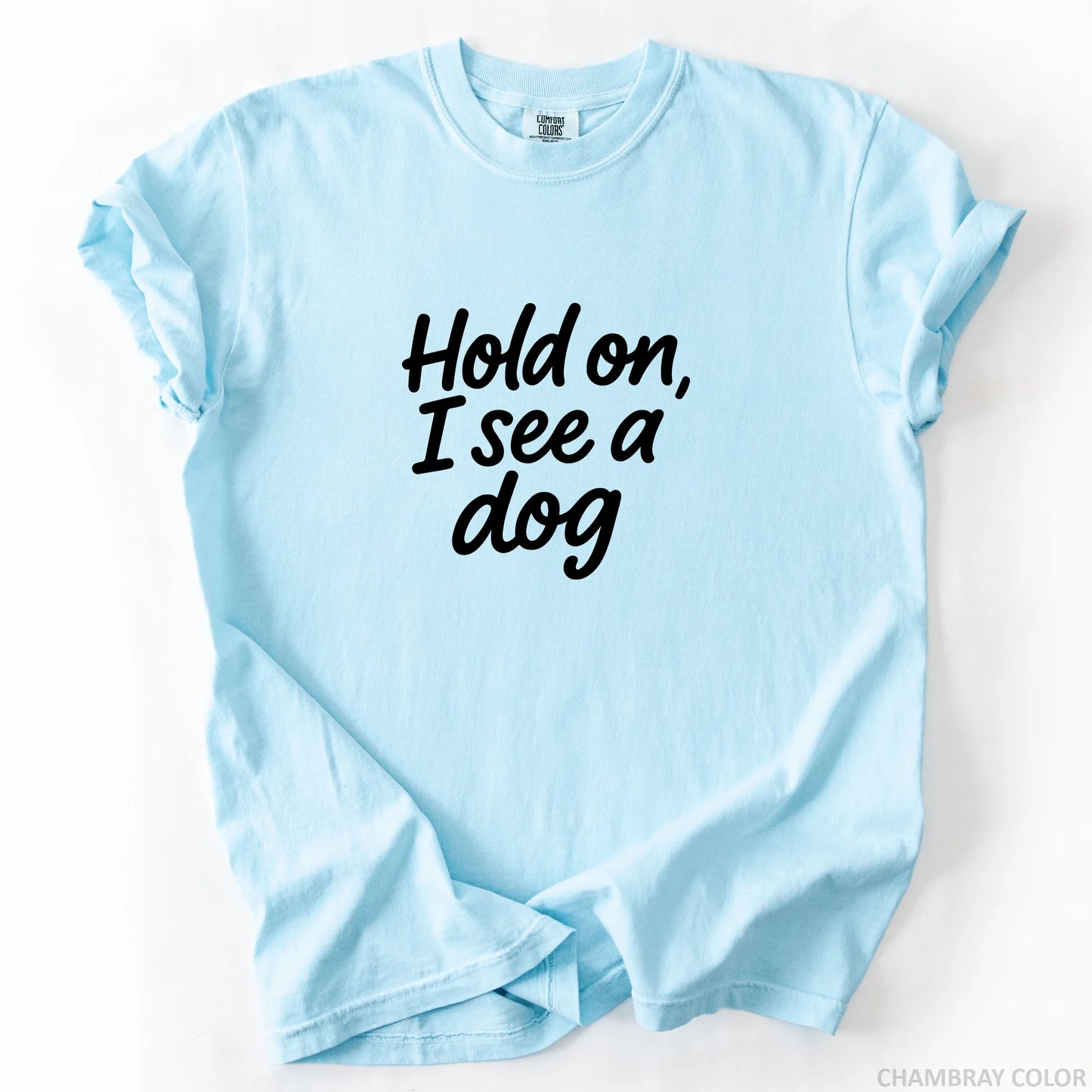 Hold On I See A Dog T-Shirt