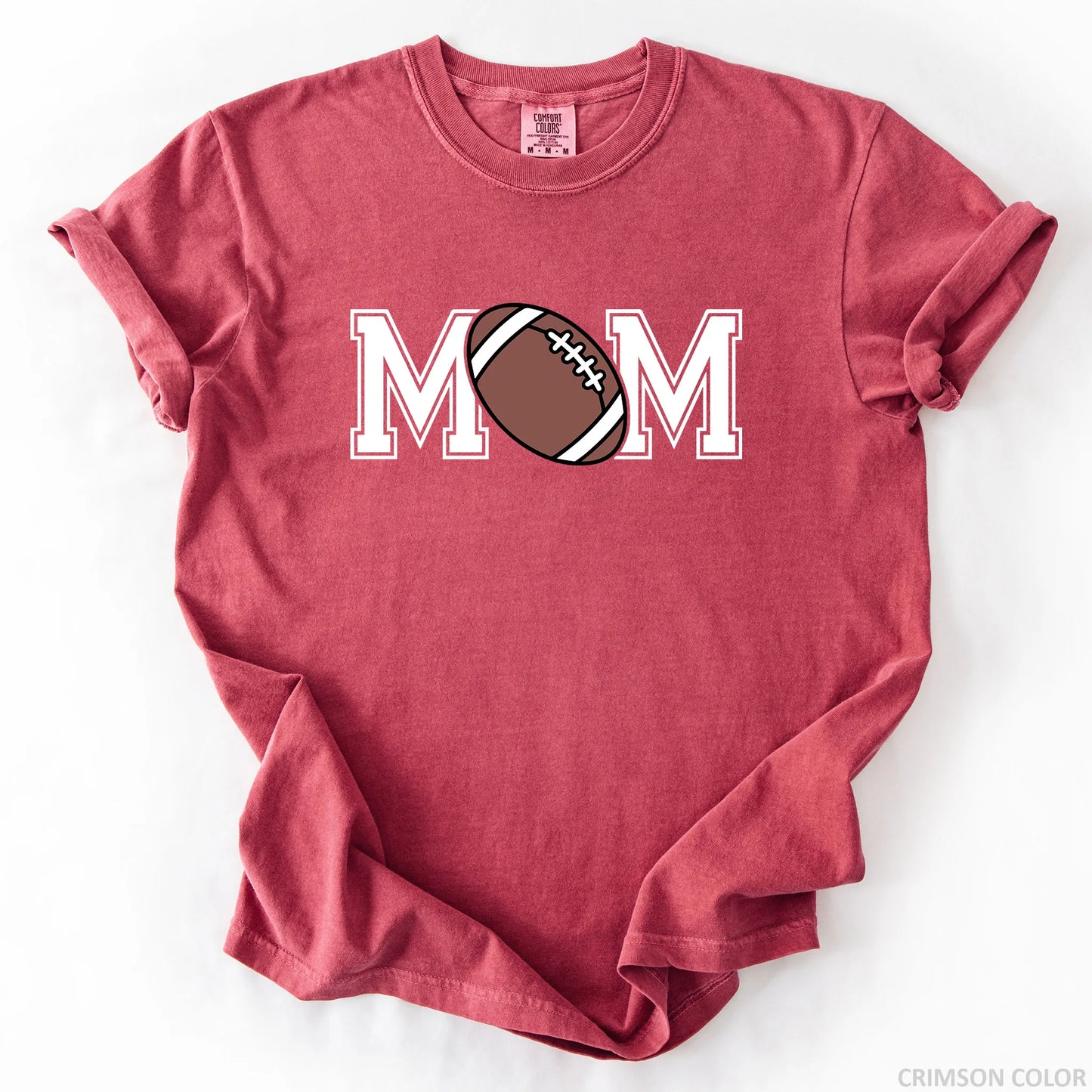 Football Mom Graphic T-Shirt