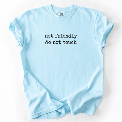Not Friendly Do Not Touch T-Shirt