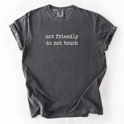 Not Friendly Do Not Touch T-Shirt