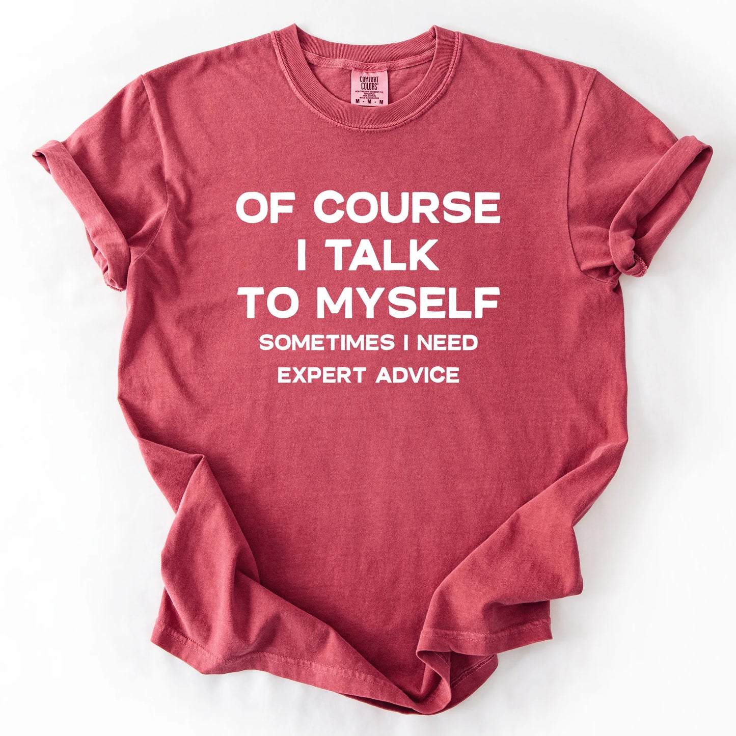 Of Course I Talk To Myself Sometimes I Need Expert Advice T-Shirt