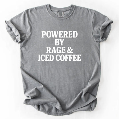 Powered By Rage & Iced Coffee T-Shirt