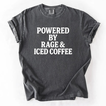 Powered By Rage & Iced Coffee T-Shirt