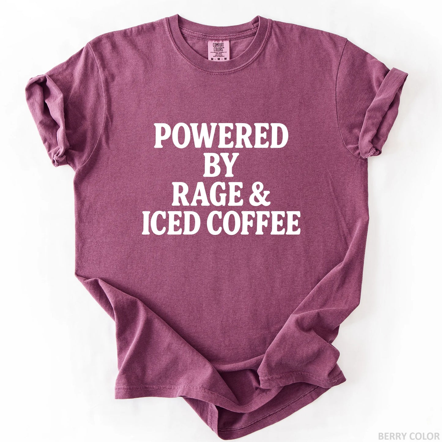 Powered By Rage & Iced Coffee T-Shirt