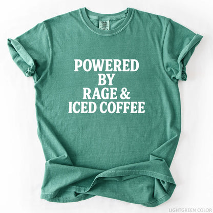Powered By Rage & Iced Coffee T-Shirt