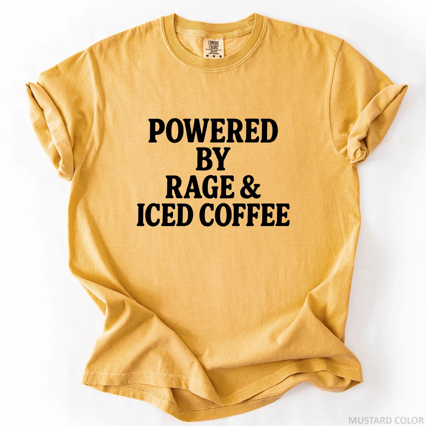 Powered By Rage & Iced Coffee T-Shirt