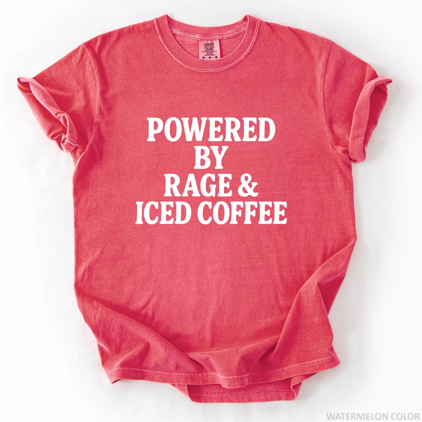 Powered By Rage & Iced Coffee T-Shirt