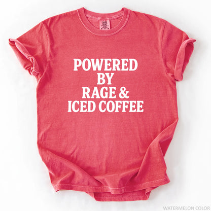 Powered By Rage & Iced Coffee T-Shirt