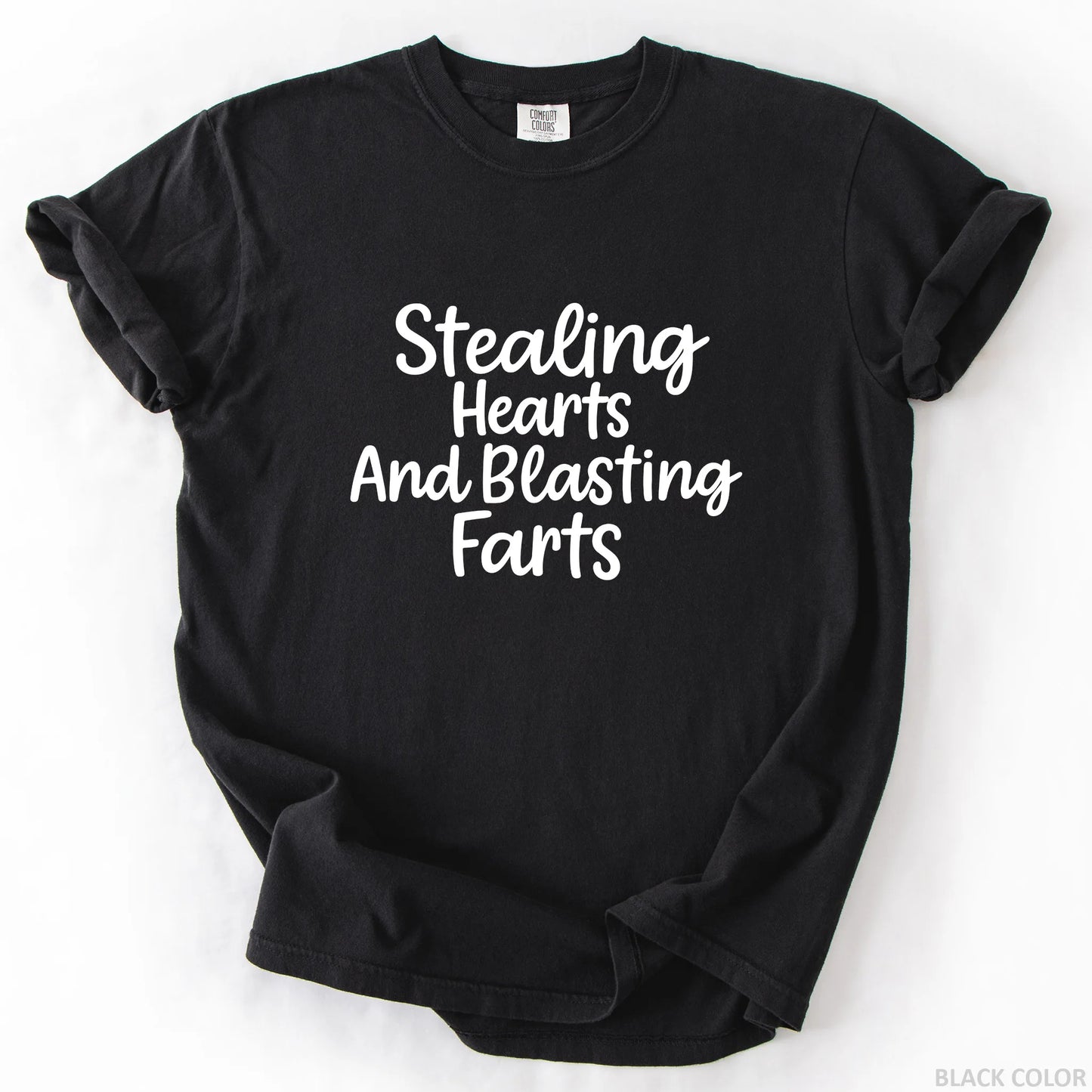 Stealing Hearts And Blasting Farts T-Shirt