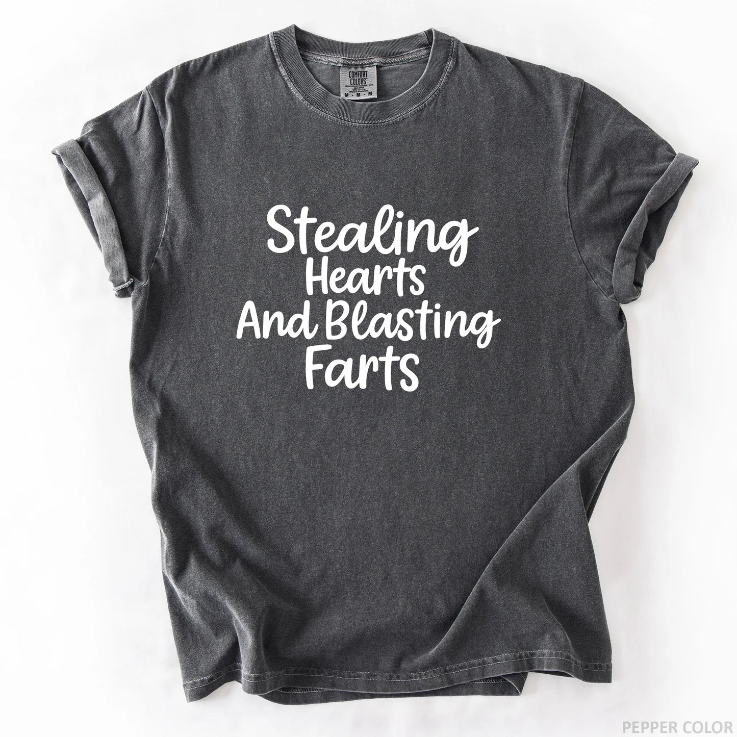 Stealing Hearts And Blasting Farts T-Shirt