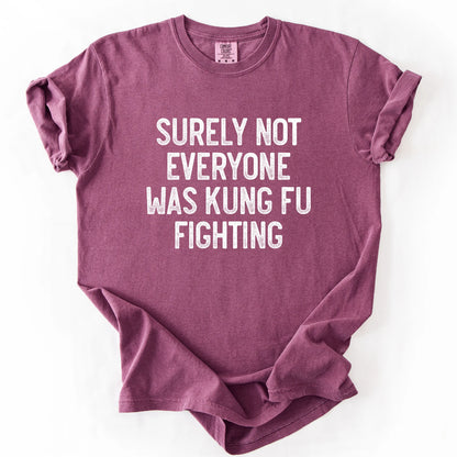 Surely Not Everyone Was Kung Fu Fighting T-Shirt