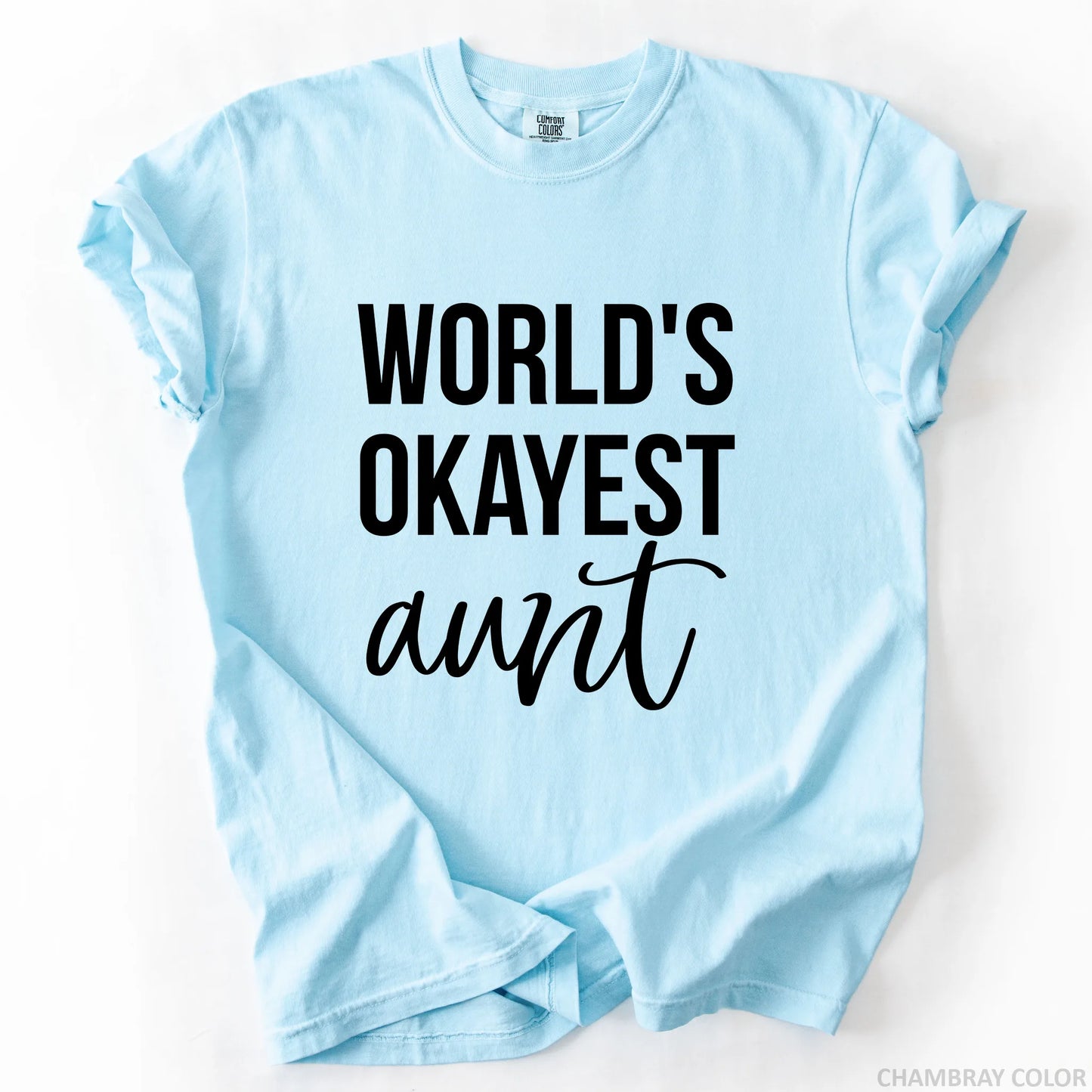 World's Okayest Aunt T-Shirt