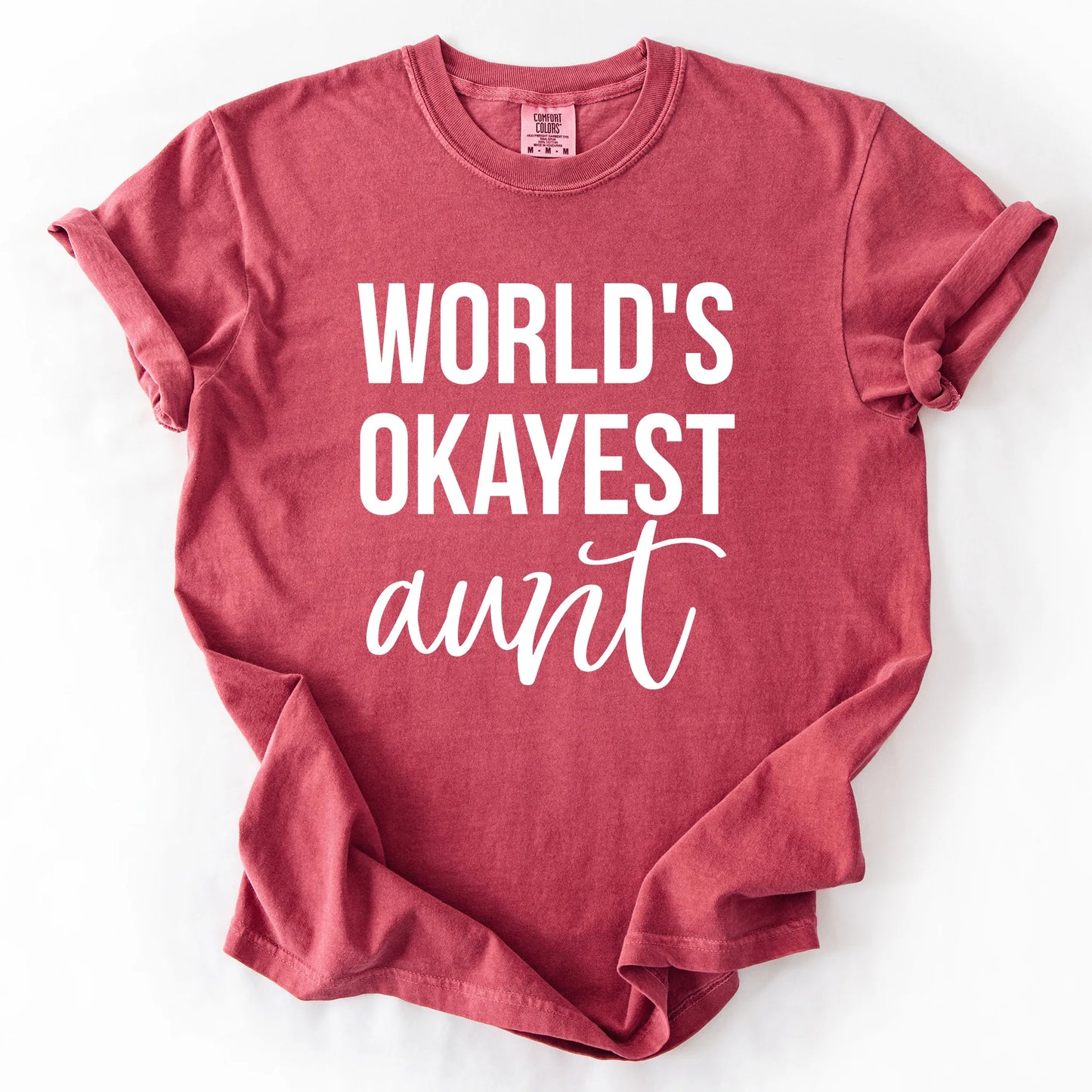 Worlds Okayest Aunt T-Shirt