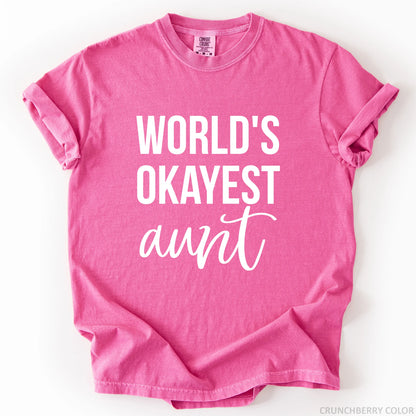 World's Okayest Aunt T-Shirt