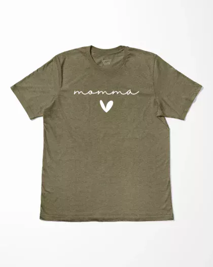 Momma Love Heart T-Shirt